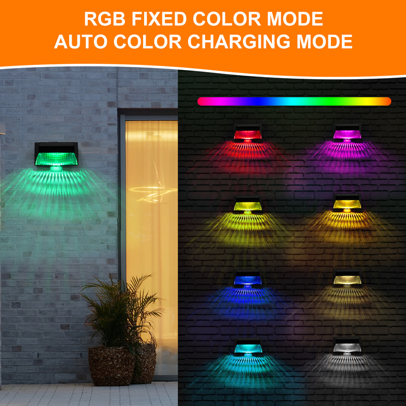 Водонепроницаемые солнечные лампы RGB для оформления садовых газонов