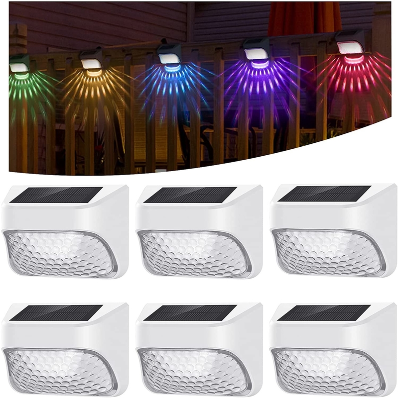 15-часовой рабочий ABS PMMA Солнечная декорация Светлый теплый белый RGB Монокристаллический кремниевый аккумулятор