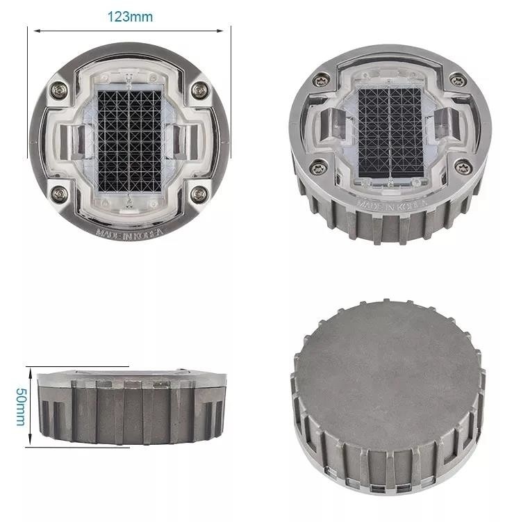 Ни-Мх батарейные солнечные светодиодные дорожные столбы 825G 72 часа Рабочее время для повышения безопасности дорожного движения