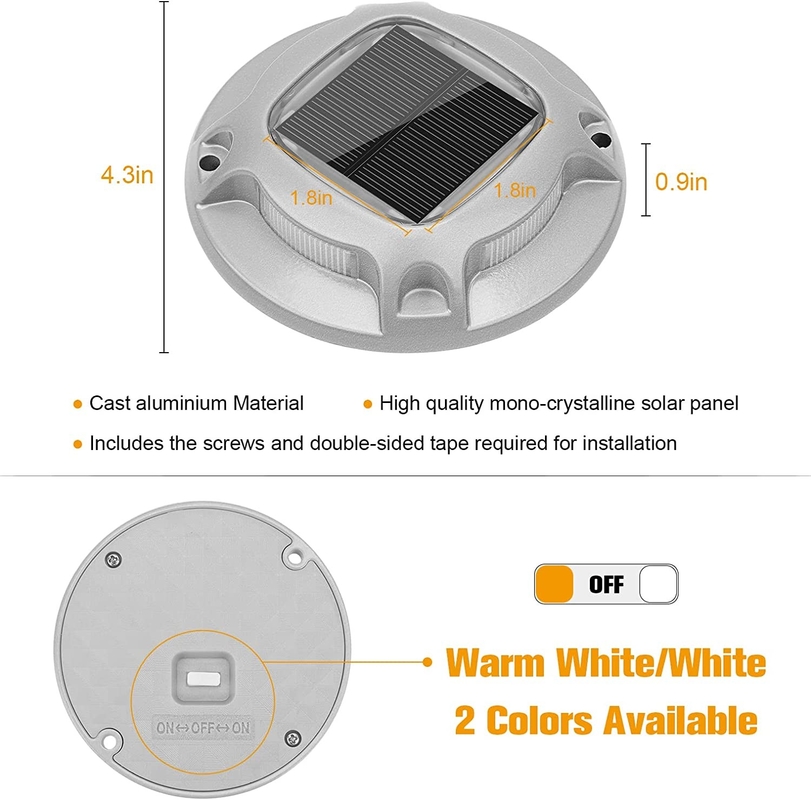 Водонепроницаемые солнечные подъемные лампы IP67 LED Ourdoor Solar Dock Light для наружного освещения