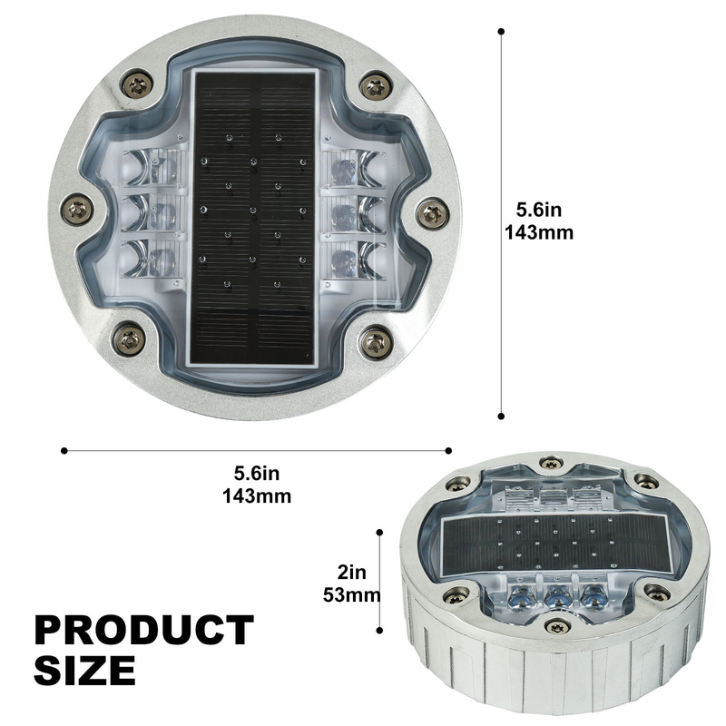 Синий 1150g Солнечные дорожные маркеры 2V работают в -20 ~ 60.C