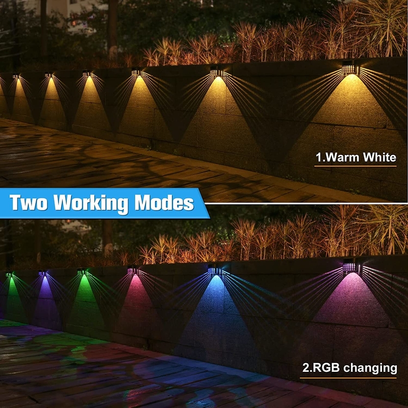 Солнечный свет Солнечный садовый свет Проекция RGB Модель света водонепроницаемая Декорировать сад задний двор Передний двор