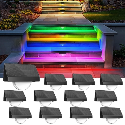 Солнечный светодиодный забор    Водостойкое RGB наружное освещение