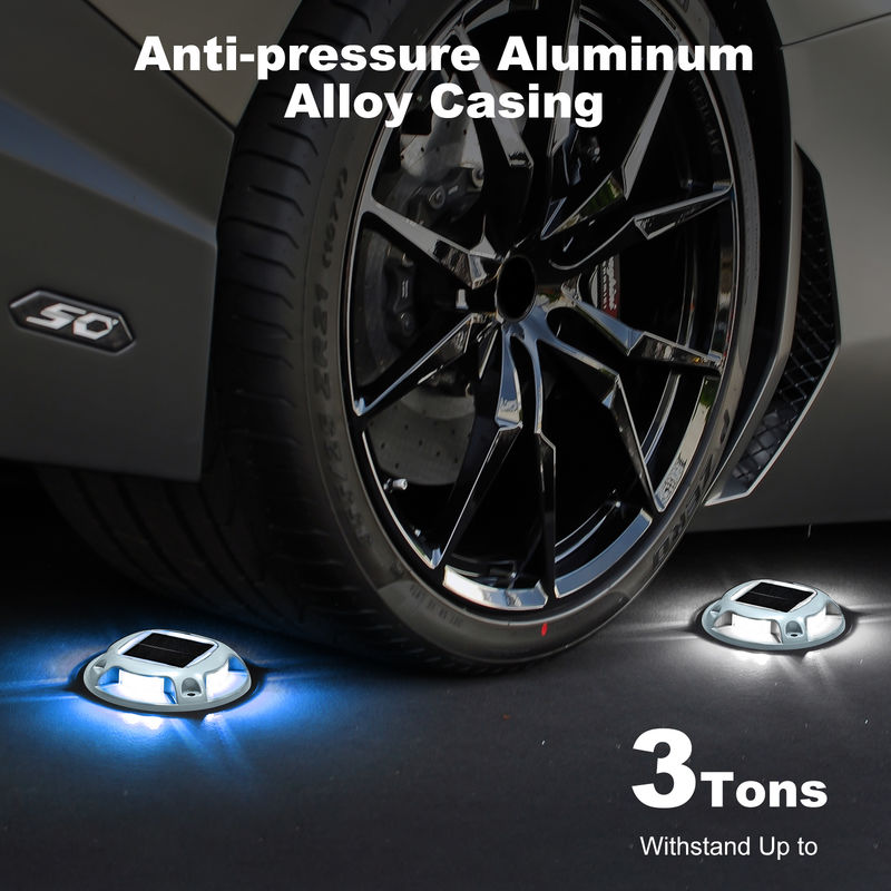 Наружная солнечная дорожная подвеска с светодиодом 6000K Daylight Alert LED и водонепроницаемым алюминиевым палубным светильником размером 110 * 22.5 мм