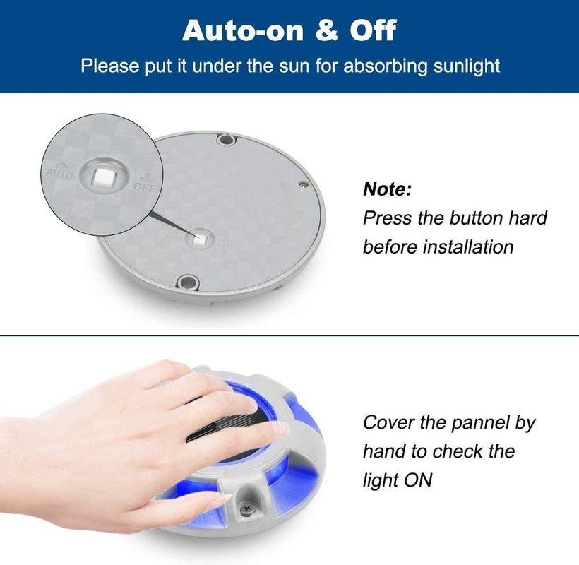 Алюминиевая сплав солнечная дорожная стойка с сигналом о дневном свете 6000K IP67 водонепроницаемость и 2-летняя гарантия