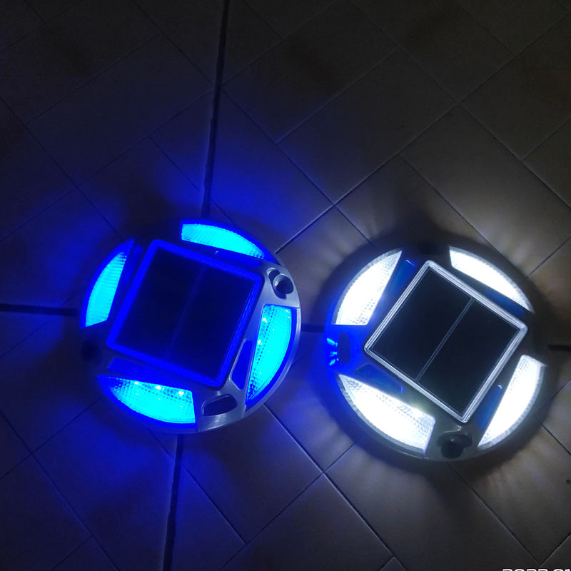 Солнечный дорожный маркер теплого белого цвета с 12 светодиодами для безопасности дорожного движения и освещения подъездных путей